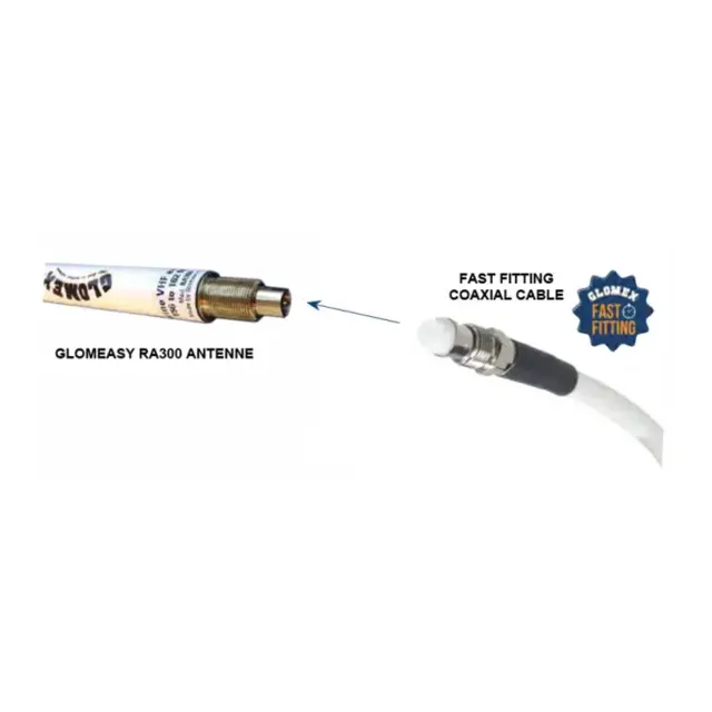 GLOMEX VHF Antenne 3db Sbpb 1,2m Glassfiber FME 
