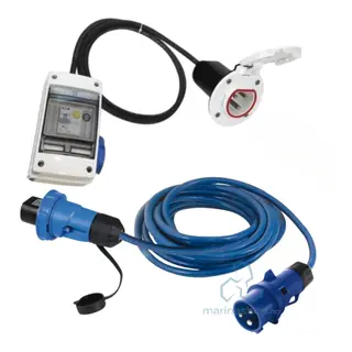 OSCULATI Landstrømpakke 16A Cruiser 15m Hvit plugg