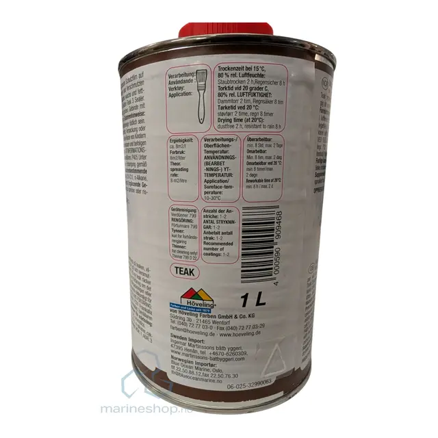 HÖVELING Golden Teak 3 Sealer 1 liter 