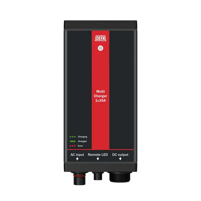 DEFA MultiCharger 1 x 35A - 12V AGM/Gel/Bly/syre-batterier 