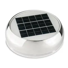 MARINCO Solcelleventilator 4&#39;&#39; Rustfri Day / Night