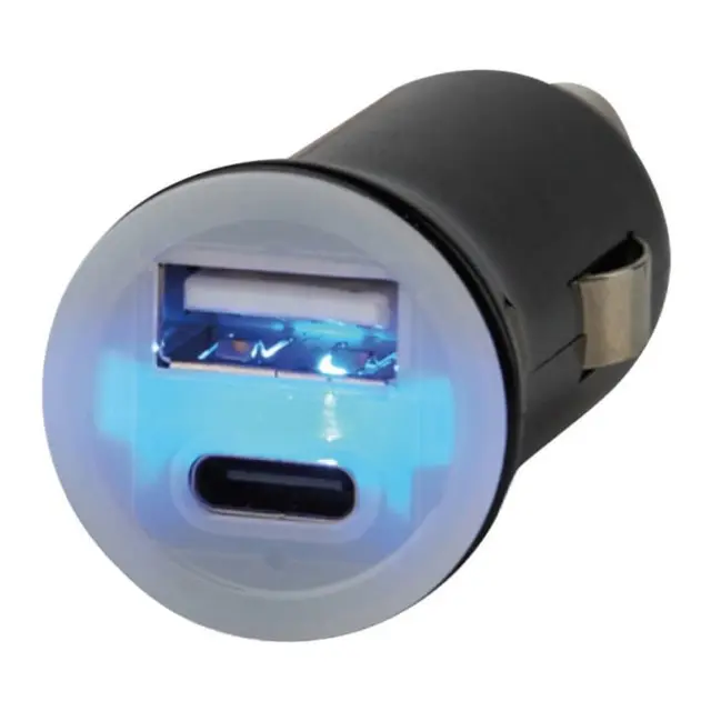 OSCULATI USB Plugg USB-C og USB-A for sigarettenneruttak 12/24V 