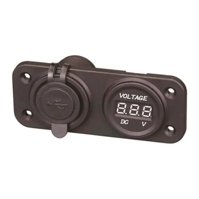 1852M USB uttak + Volt meter 