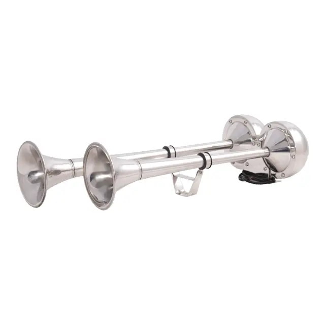 Trompethorn 12V - Dobbelt L=47cm 