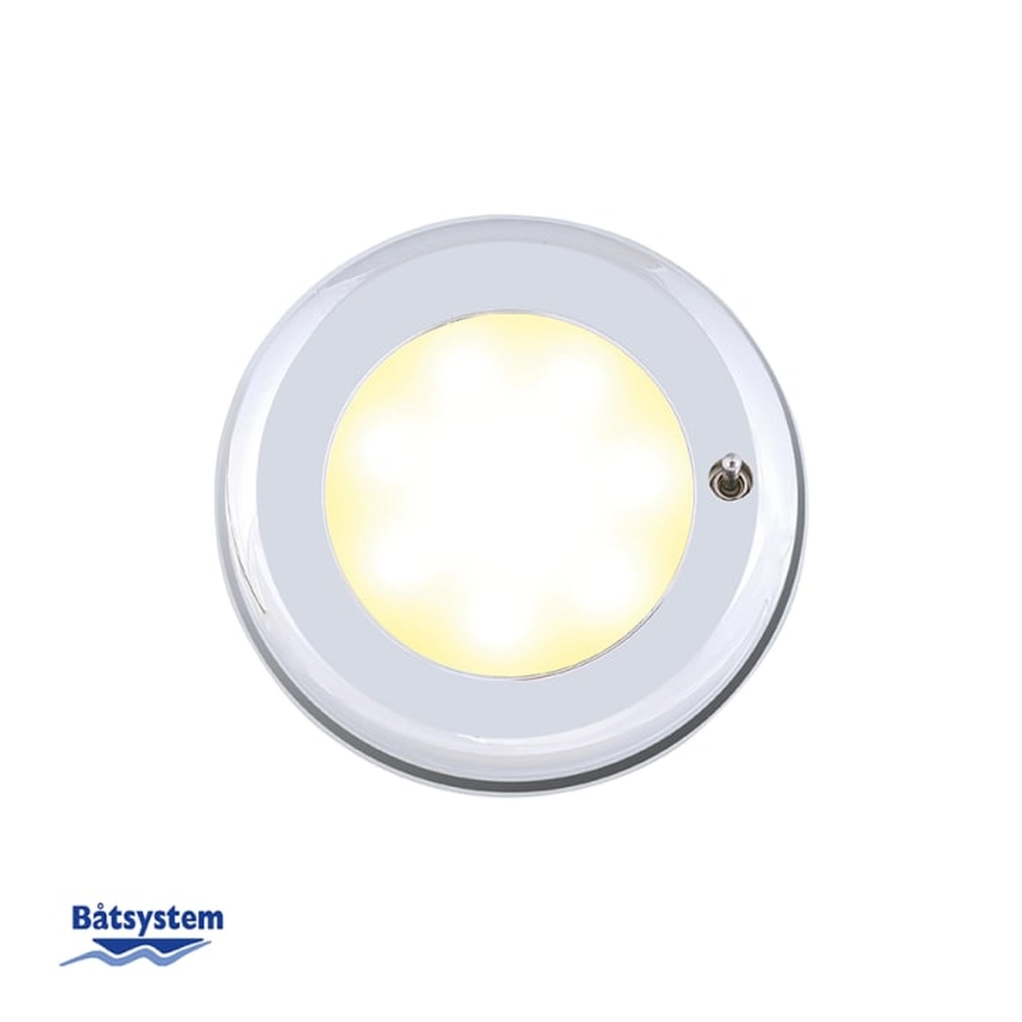 BÅTSYSTEM Downlight Nova II LED Krom M/Bryter 2W 12/24V