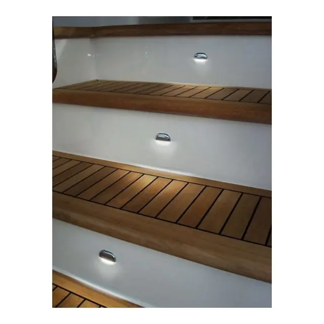HELLA MARINE Step Light Blått Lys 12/24V - Syrefast Deksel 