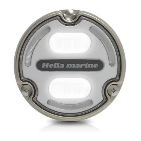 HELLA Apelo A2 Undervannslys Bronse 30W Hvit/bl&#229;tt lys, m/hvit bakgrunn