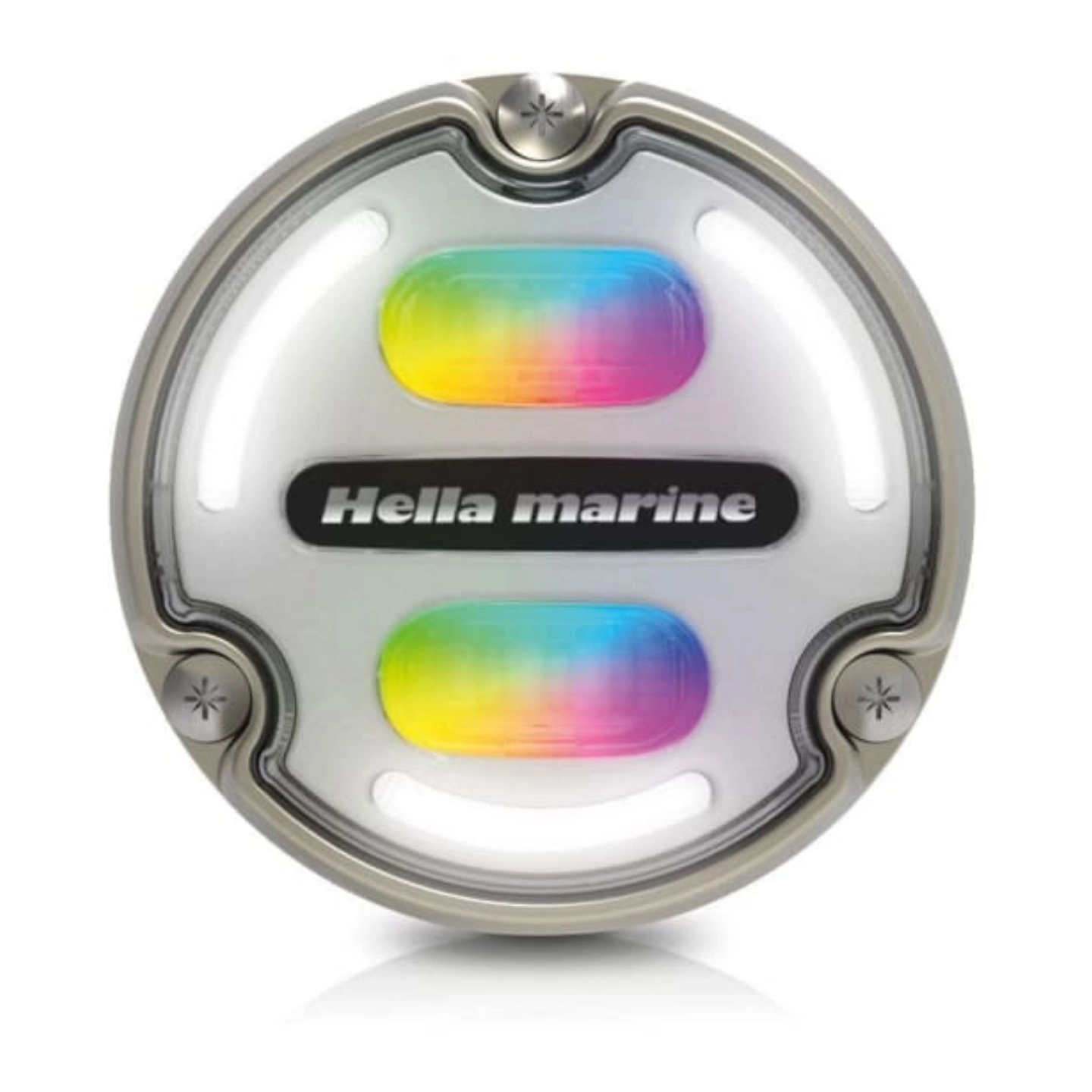 Hella Apelo A2 Undervannslys Bronse 30W RGB m/Hvit bakrunn