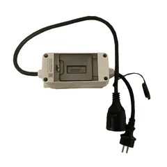 Digital Str&#248;mm&#229;ler-kabel Schuko han + Shuko hun