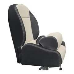 BLUE SEA Båtstol Porto Move ,Silvertex Carbon Diamant - dobbel søm