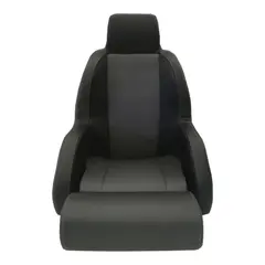 BLUE SEA BåtstolFaro Silvertex Carbon Sort dobbel søm