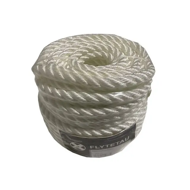 Fortøyning / Flytetau Ø12mm x 30m - Hvit 