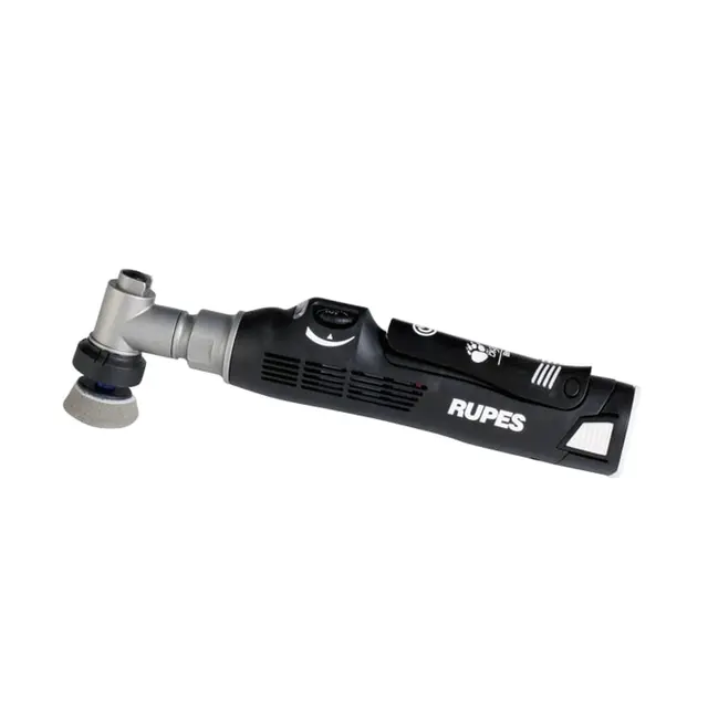 Rupes Nano DLX kIT polermaskin batteri m/ polermiddel, puter og bærekasse 