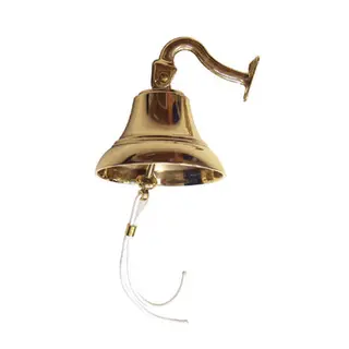 Skipsklokke 150mm Messing Diameter: 150 mm, H&#248;yde: 125 mm