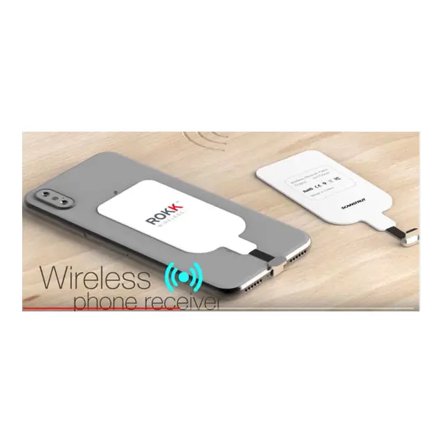 SCANSTRUT Rokk Qi lademottaksplate Lightning-kontakt 