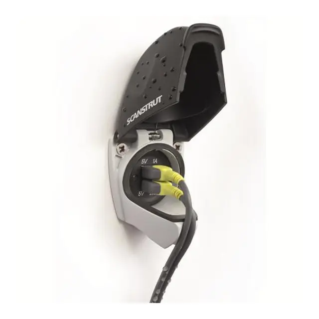 SCANSTRUT Sprutsikker IPX4 USB Lader Dobbelt USB-uttak - 12/24V 