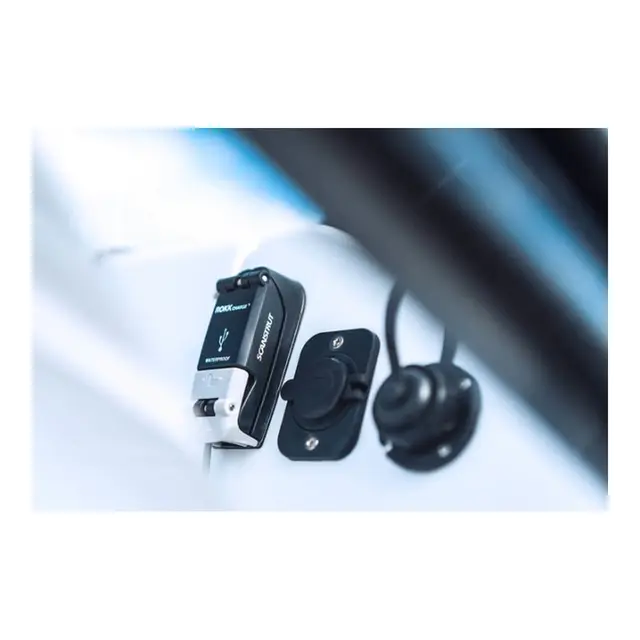 SCANSTRUT ROKK CHARGE+ USB lader Dobbelt USB-uttak - 12/24V lader 