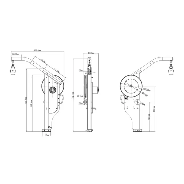 MULTIMARINE Smartliner Pro600 Teinehaler 12V - 100 kg, forbedret utgave 2022! 