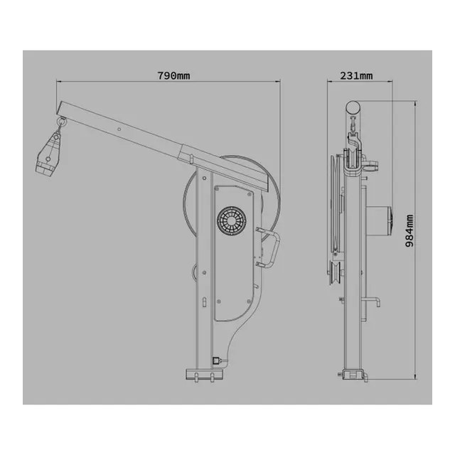 MULTIMARINE Smartliner Pro300 Teinehaler 12V - 50 kg,  forbedret utgave 2022! 