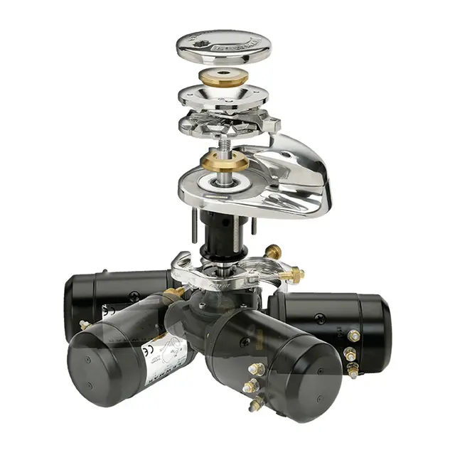 LEWMAR Vinsj V3 kabelar/taunok 10mm DIN 12V FastFit kit 