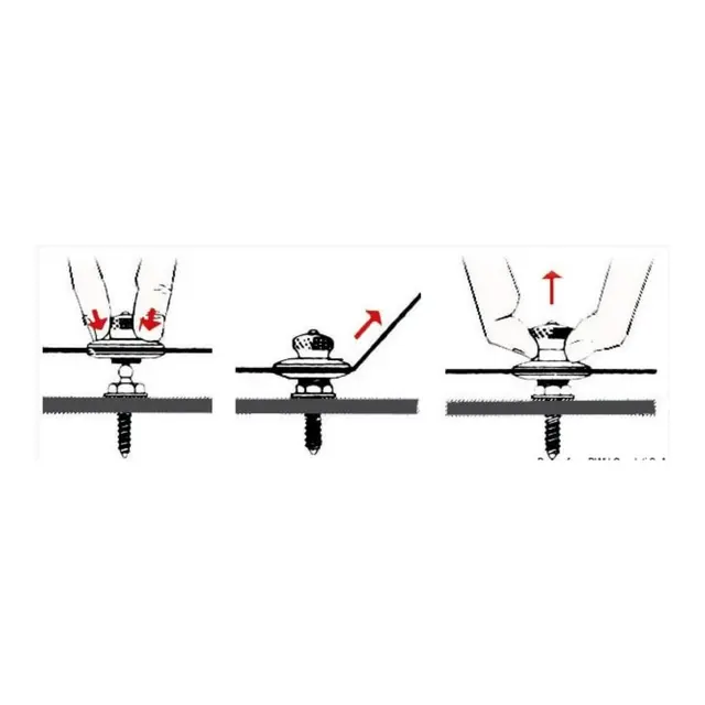 LOXX® Kalesjeknapp Han - 5pk 