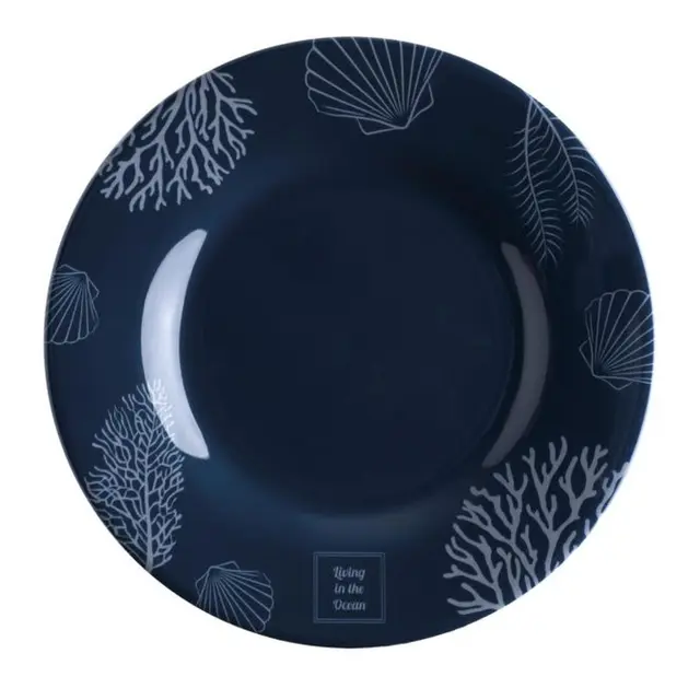 Living desserttallerken melamin 6pk BPA-fri, Kan vaskes i oppvaskmaskin 