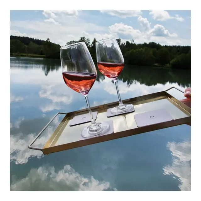 SILWY Magnetic Krystallglass - Vin 2 stk glass og magnetpads 