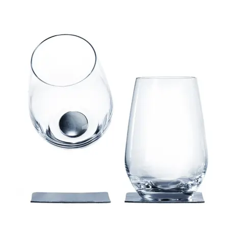 SILWY Magnetic Krystallglass - Longdrink 2 stk glass og magnetpads