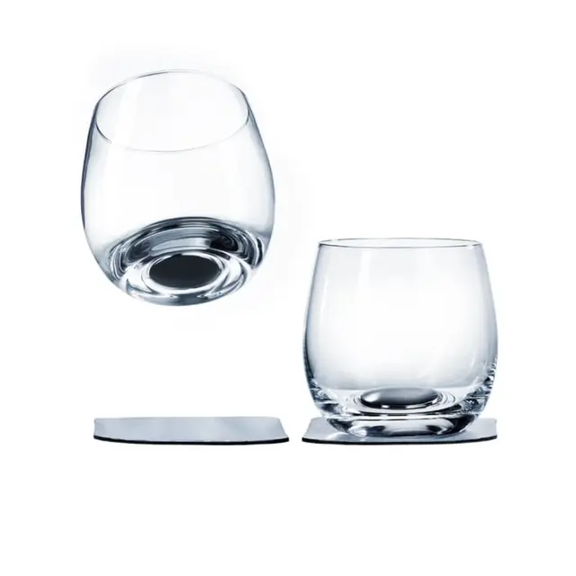 SILWY Magnetic Krystallglass - Whisky 2 stk glass og magnetpads 