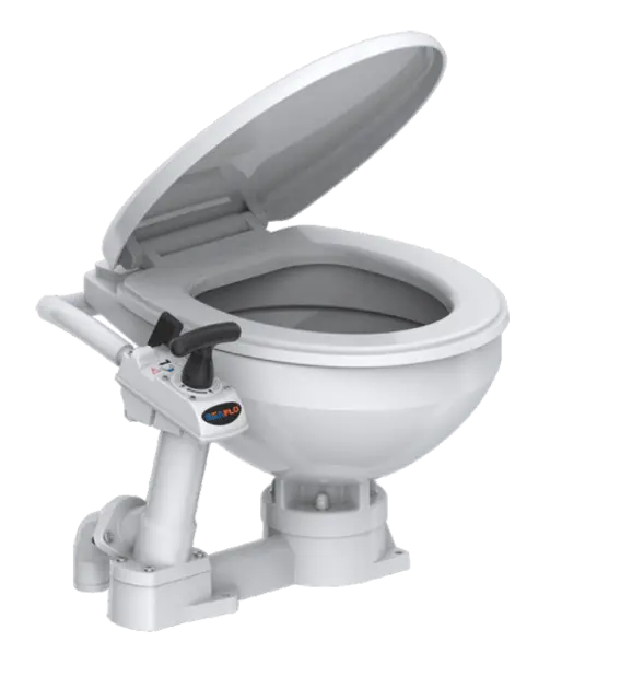 SEAFLO Manuelt Toalett - Comfort Twist n' lock 