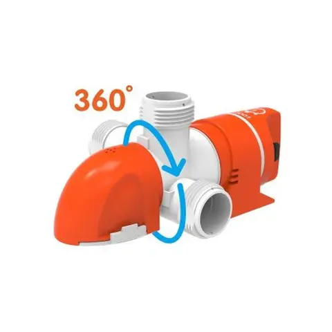 SEAFLO lensepumpe lavprofil 12V Automatisk - 3000 l/t 