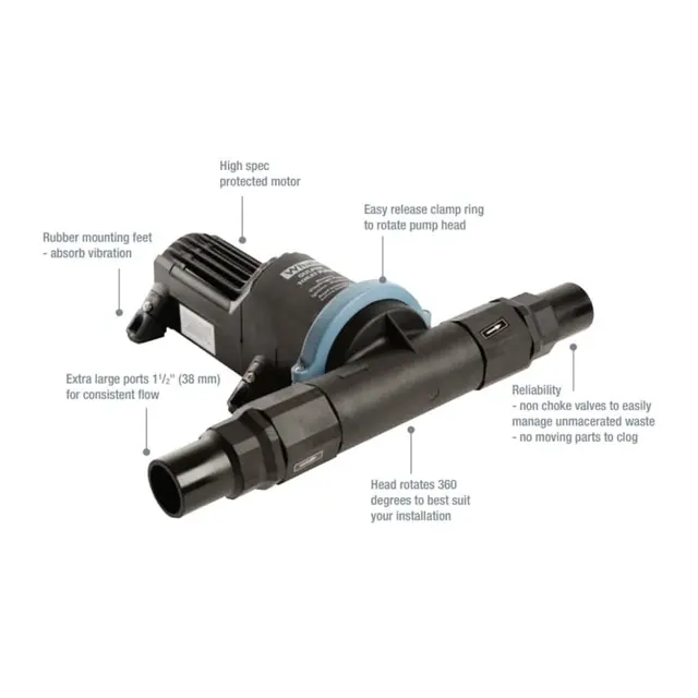 WHALE Gulper Septikpumpe 24V Membranpumpe - 18l/min 