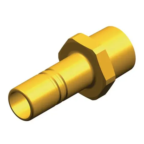 WHALE Quick Connect messingnippel 15mm han - 1/2" NPT -gjenger han