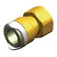 WHALE Quick Connect 15mm hun-1/2&quot;BSP hun 15mm r&#248;r til 1/2&quot;BSP gjenger hun messing