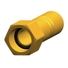 WHALE Quick Connect Messingnippel 15mm han - 3/8&quot; BSP hun