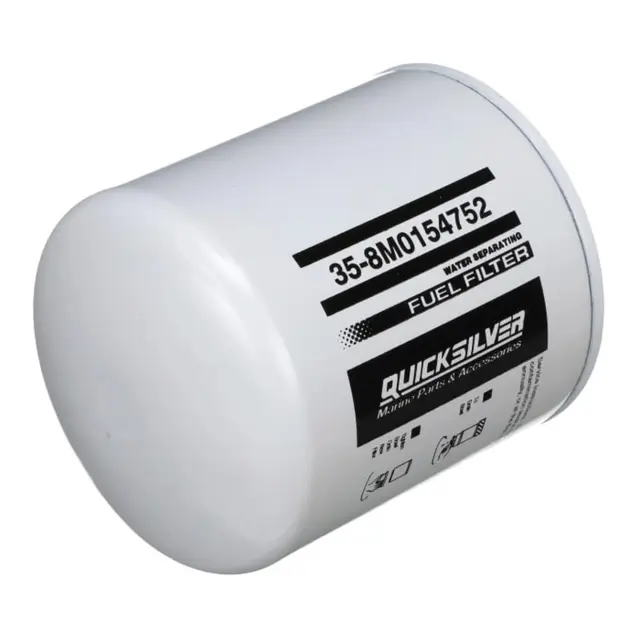 QUICKSILVER Vannutskillerfilter Bensin Lang, 10 micron 