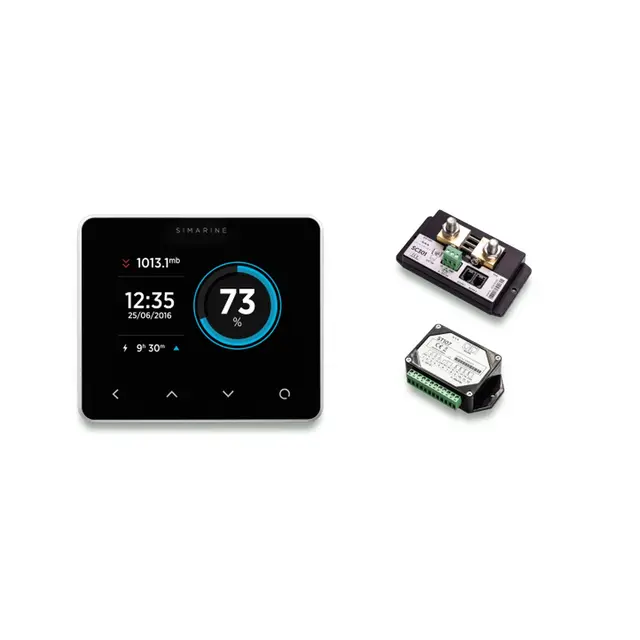 Simarine PICO std. batterimonitor, sort m/WiFi - Multifunksjonsskjerm 