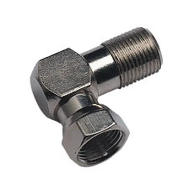 GLOMEX  Plugg V9146 Antennekabel 90 Gr. Hun til han 