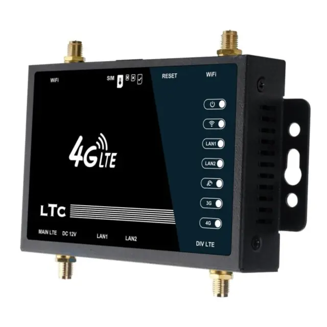 LTC 4G Router 220m Cat.4 9-16v Kraftig og robust 4G-ruter med modem 