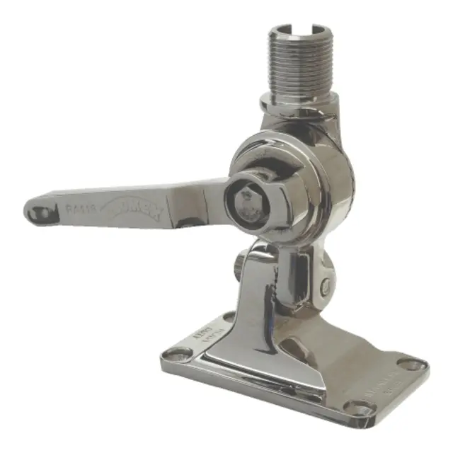 GLOMEX Antennefeste justerbar rustfritt RA116SS - 1" gjenger 