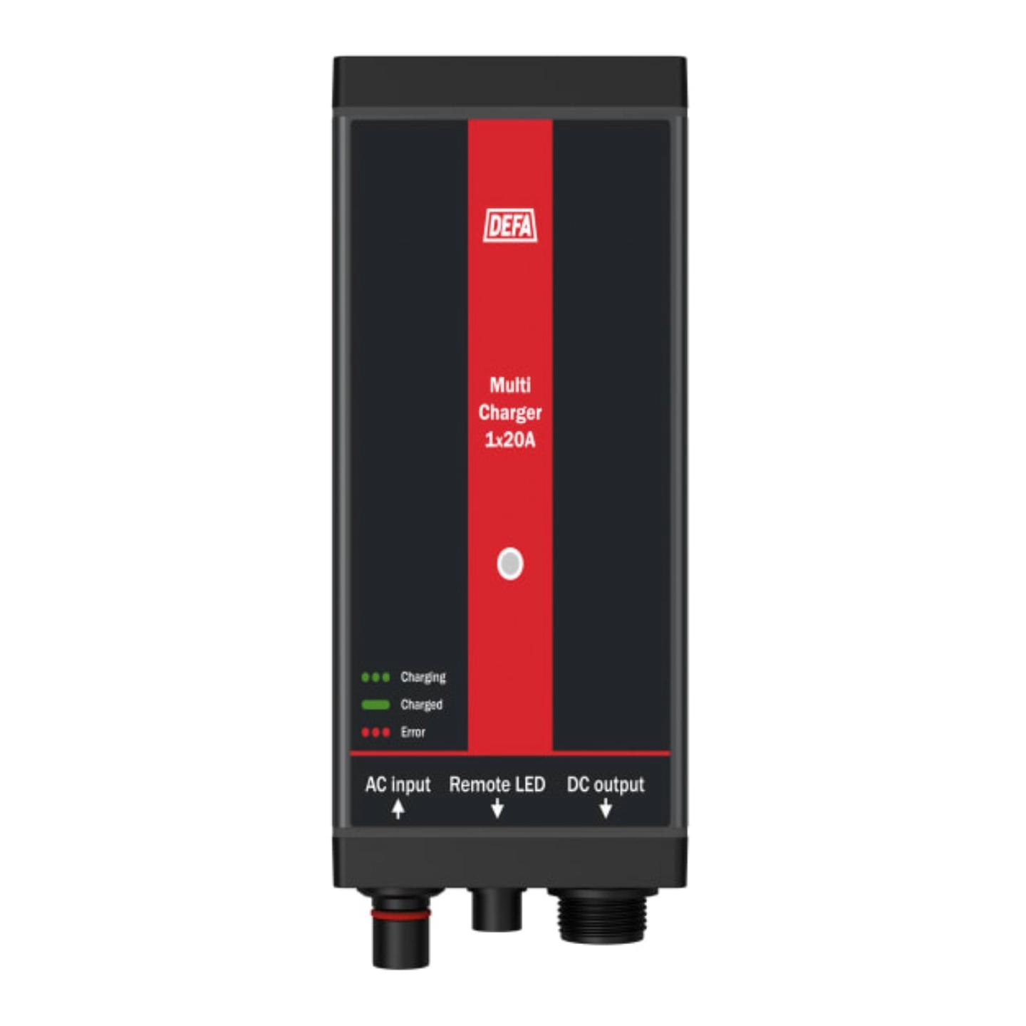 DEFA MultiCharger 1 x 20A - 12V AGM/Gel/Bly/syre-batterier