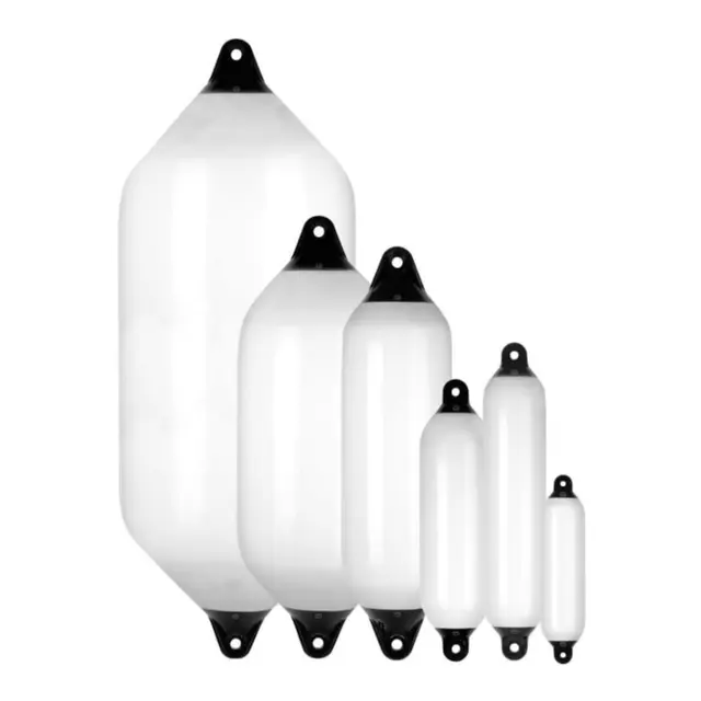DAN-FENDER 1035 Sylinderfender Heavy Duty 250 x 940 mm Hvit 