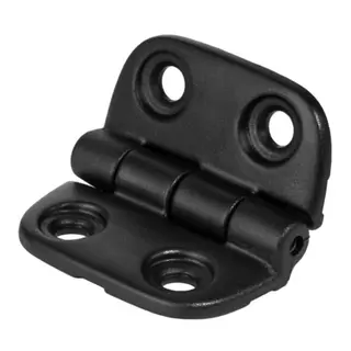 Sort hengsel i kompositt Polyamidplast