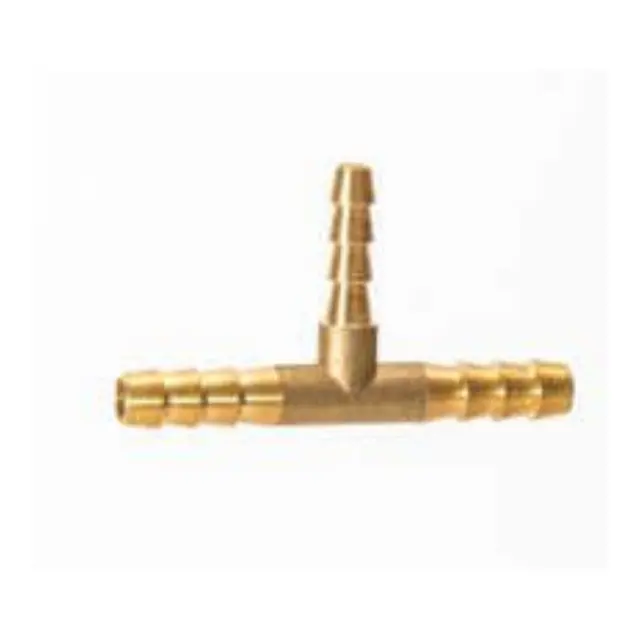 T-Stykke Messing 6x6x6mm 