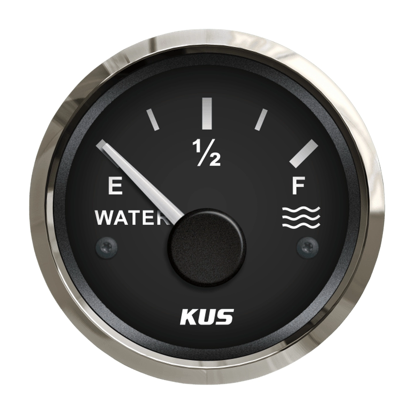 KUS  vanntankinstrument 0-190 ohm Sort /rustfritt