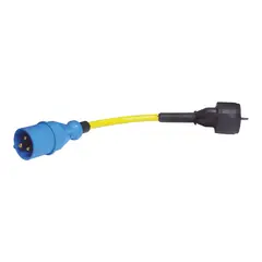 RATIO Adapter til Schuko-st&#248;psel CEE Han - Schuko Hun - 0,3m