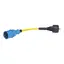 RATIO Adapter til Schuko-st&#248;psel CEE Han - Schuko Hun - 0,3m