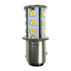 Nautilight BAY15D 1,9w 10-30v 3000k - varmhvit- 15LED - Dimmbar