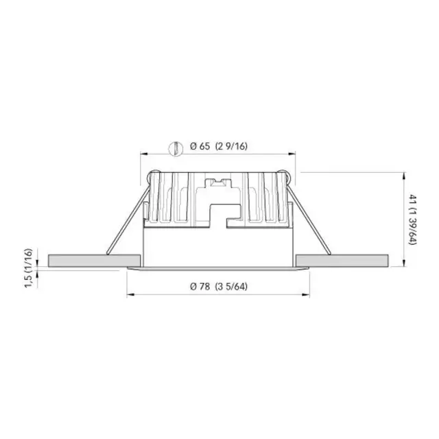 QUICK Wholly Ag2k Sort LED Rund 65° 4W 