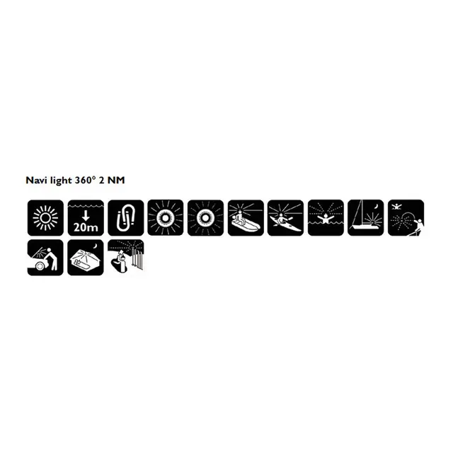 NAVISAFE Navi Light 360 - Rundtlysende 360° Hvitt lys, Rekkevidde 2NM 